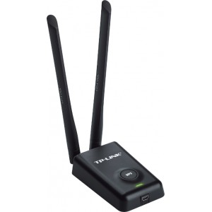 TP-LINK TL-WN8200ND, 300Mbps High Power Wireless USB Adapter, Realtek, 1T2R, 2.4GHz, 802.11n/g/b, High power up to 500mw, High receive sensitivity, WPS button, SoftAP, 2 5dBi detachable antennas, Compatible with 54Mbps Wireless G