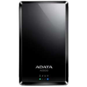 500Gb 2.5", USB3.0, ADATA DashDrive Air AE800, Wireless, Powerbank 5200mAh, Black, 5400RPM, 480MB/sec, 8MB cache