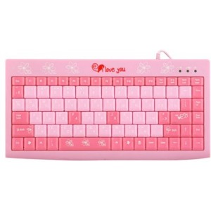 Клавиатура SVEN Standard Mini 4000 Pink USB
