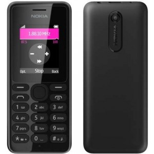Телефон Nokia 108 DUAL SIM black