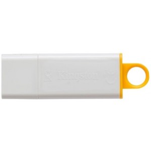 Флешка Kingston DataTraveler Generation 4 (G4) 8GB, USB 3.0, White/Yellow