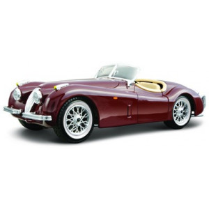 KIT 1:24-Jaguar XK 120 roadster dark red