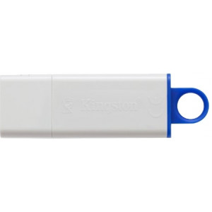 Флешка Kingston DataTraveler Generation 4 (G4) 16GB, USB 3.0, White/Blue
