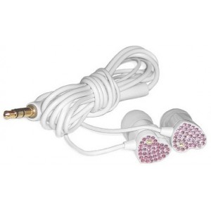ELECOM E11000 HEART White, Pink topaz