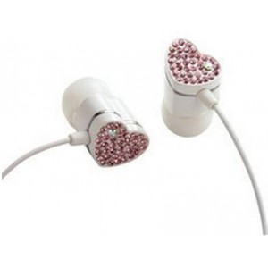 ELECOM E11000 HEART White, Pink topaz