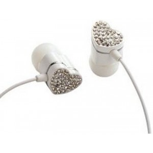 ELECOM E11001 HEART White, Crystal clear