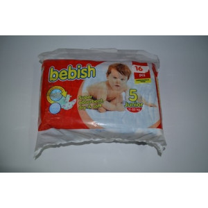 Bebish Junior Eco PackN5 11-25kg(16)+serv.umed.72p