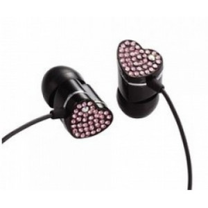 ELECOM E11002 HEART Black, Pink topaz