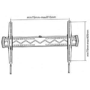 Wall Support Brateck LP08-48F