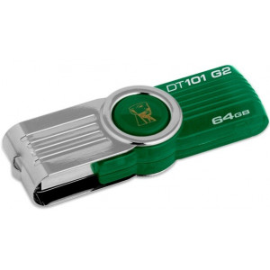 Флешка Kingston DataTraveler101, Generation 2, 64 GB, USB2.0, Green