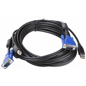 D-Link DKVM-CU3, 2 in 1 USB KVM Cable in 3m