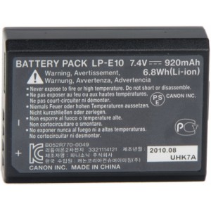 Battery pack Canon LP-E10, for EOS 1100D
