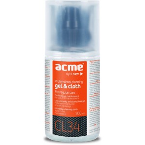 ACME CL34 TFT/LCD screen cleaning gel 200ml+micro-fiber cloth
