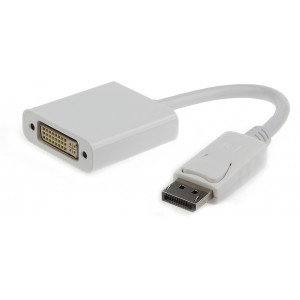 Adapter Gembird A-DPM-DVIF-002-W, DisplayPort to DVI adapter cable, white