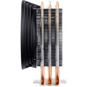 Deepcool GAMMAXX 300, Socket 1366/1155/775 & FM2/FM1/AM3+/AM3, up to 130W, 120х120х25mm, 900~1600rpm, 17.8~21dBA, 55.5CFM, 4 pin, PWM, Hydro Bearing, 3 heatpipes direct contact