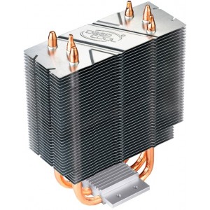 Deepcool GAMMAXX 300, Socket 1366/1155/775 & FM2/FM1/AM3+/AM3, up to 130W, 120х120х25mm, 900~1600rpm, 17.8~21dBA, 55.5CFM, 4 pin, PWM, Hydro Bearing, 3 heatpipes direct contact