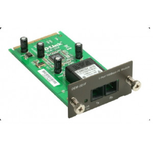 D-Link DEM-201F 1-port 100BASE-FX (SC) multi-mode fiber module, up to 2km