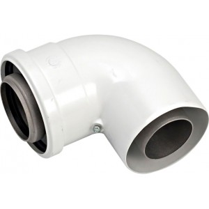 Отвод 87 град. VAILLANT DN 60/100 PP