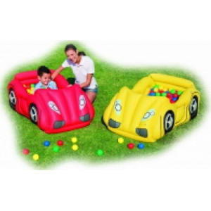 Надувная машинка с мячиками BestWay 119х79х51 см  (машинка+50 шаров)
