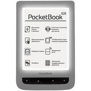 PocketBook 626 Grey 6'' 4GB