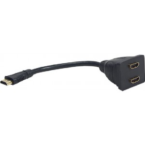 GEMBIRD DSP-2PH4-002 Cable HDMI  Passive dual port cable, Black