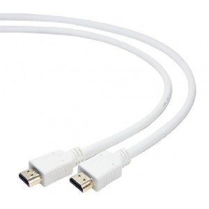 GEMBIRD CC-HDMI4-W-6 Cable HDMI to HDMI  1.8m, male-male, V1.4, WHITE