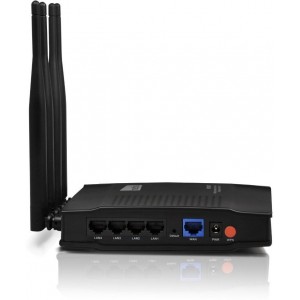 Wireless Router Netis WF2471, N600, 2.4GHz + 5GHz, 4 x Fixed antenna