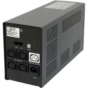 UPS PowerCom BNT-1000AP Line Interactive, AVR, CPU, USB, Internet