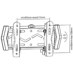 Kронштейн Brateck LP08-12T