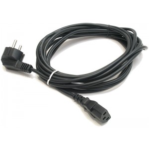Power Cord PC-220V  5.0m Euro Plug, with VDE approval, PC-186-VDE-5M