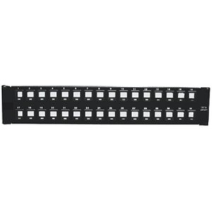 32 port BLANK patch panel cat.5e, metal, suitable, PA6015
