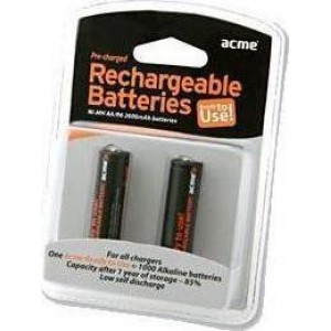 ACME Rechargable Batteries Ready to Use NiMh R03 (AAA)  900 mAh 2pcs