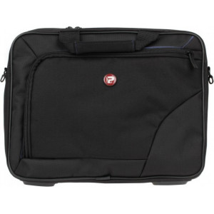 PORT NB bag 17.3" - BOSTON IV / Classic Line - Top Loading, mix material dynatex, metal buckles, shoulder pad in mesh for more confort, rubber feet, front organiser pocket, trolley strap, inside flat pocket for documents, handles reinforced with neop