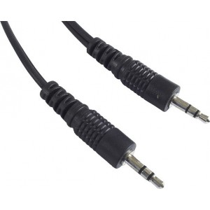 Patch cord cat. 5E PP12-5M/BK Black, 5 m, molded strain relief 50u" plugs
