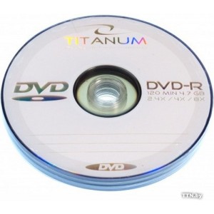 DVD-R Titanum 4.7Gb, 8x, Sleeve, 10p