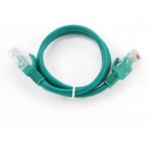 Patch Cord     0.25m, Green, PP12-0.25M/G, Cat.5E, molded strain relief 50u" plugs