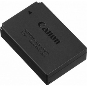 Battery Pack Canon LP-E12, 875mAh, 7.2V, Li-Ion Batteries for  EOS-M, EOS 100D, Rebel SL1