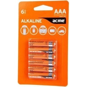 ACME Batteries AAA  Alkaline LR03/6psc