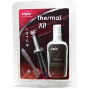 Spire SP-455/10gr  Thermal Kit, Cooling paste, thermal interface for your heat sink (10gr) + Cleanser fluid 100ml
