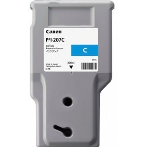 Ink Cartridge Canon PFI-207 C, cyan, 300ml for iPF785