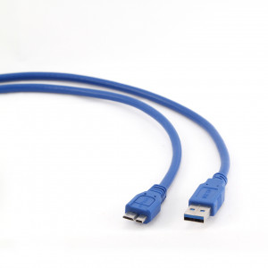 Cable Micro  USB3.0,  Micro B - AM, 0.5 m,  Gembird, CCP-mUSB3-AMBM-0.5M