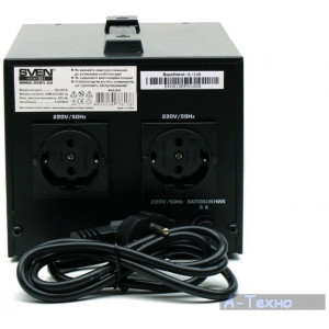 Stabilizer Voltage SVEN AVR -500 LCD, SLIM 800W