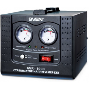 Stabilizer Voltage SVEN AVR -500 LCD, SLIM 800W