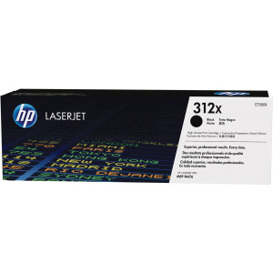 HP 312X (CF380X) High Yield Black Original LaserJet Toner Cartridge (up to 4400 pages)