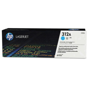 HP 312A (CF381A) Cyan Original LaserJet Toner Cartridge (up to 2700 pages)