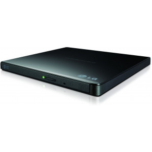 External DVDRW Drive LG GP57EB40, Portable Slim -14mm, Super-Multi DVDR+8x/-8x, RW+6x/-6x, DL+6x, RAM 5x, USB2.0, Black, Retail