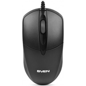 Mouse SVEN RX-112, Black, Optical 800dpi, USB, weight 88g