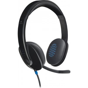 Logitech USB Headset H540, Headset: 20-20,000 Hz, Microphone: 100-10,000 Hz, On-ear audio controls, USB