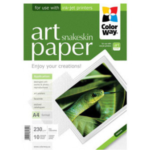 ColorWay Art Snakeskin Glossy Finne Photo Paper, 230g/m2, A4, 10pack
