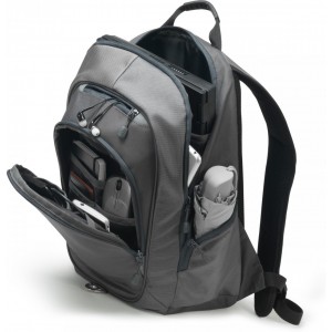 Dicota D31045 Backpack Light 14"-15.6", Notebook backpack for business and leisure, Grey